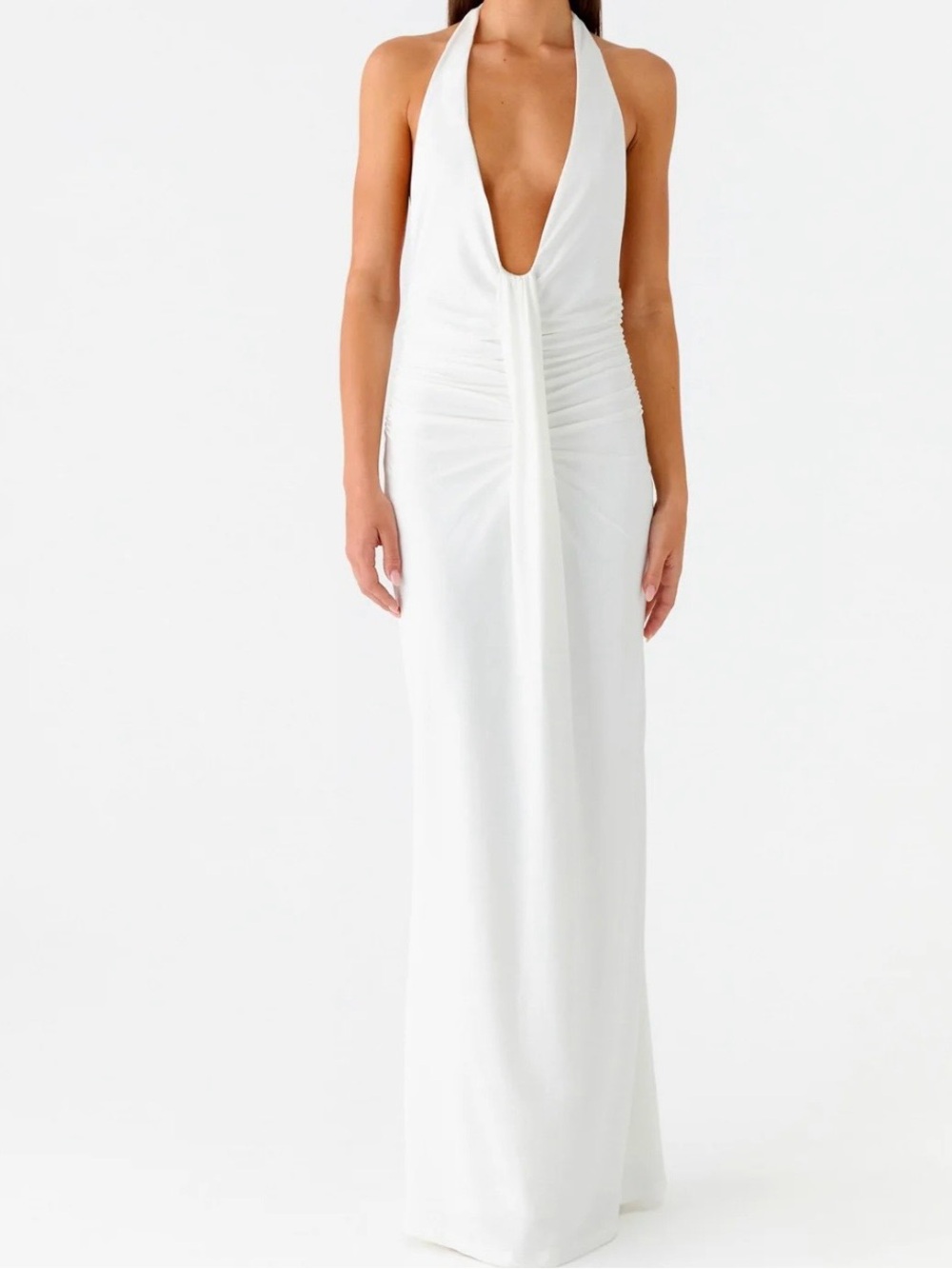 Peppermayo Cheyanne Halter Neck Maxi Dress